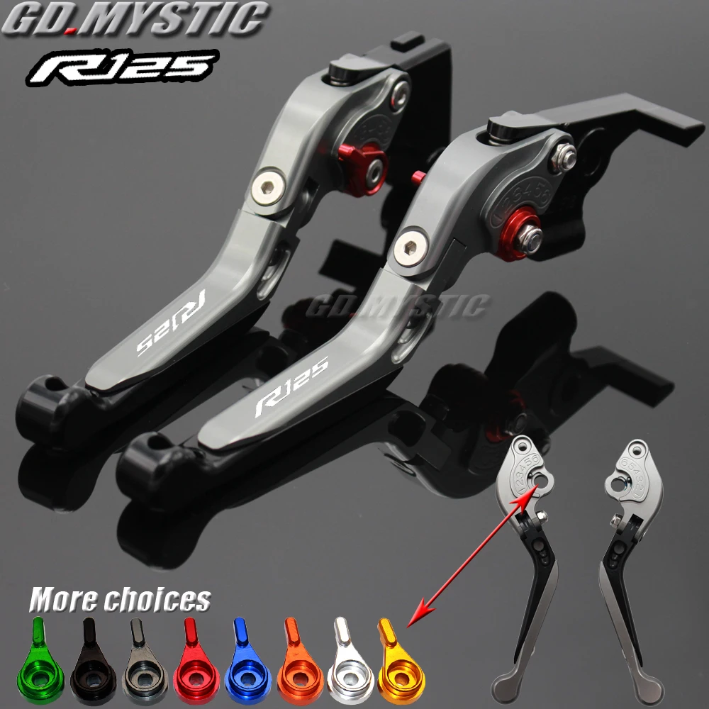 CNC Motorcycle Foldable Extending Brake Clutch Lever And Moto 170mm Lever For YAMAHA YZFR125 YZF R125 2008-2011 2009 2010 
CNC Motorcycle Foldable Extending Brake Clutch Lever And Moto 170mm Lever For YAMAHA YZFR125 YZF R125 2008-2011 2009 2010