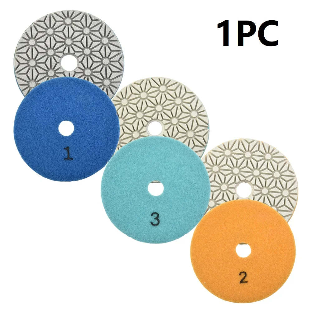 1PC Diamond Polishing Pads 4 Inch 100mm Dry/Wet 3 Step Granite Stone Concrete Marble Grinding Disc Polishing Tool
1PC Diamond Polishing Pads 4 Inch 100mm Dry/Wet 3 Step Granite Stone Concrete Marble Grinding Disc Polishing Tool