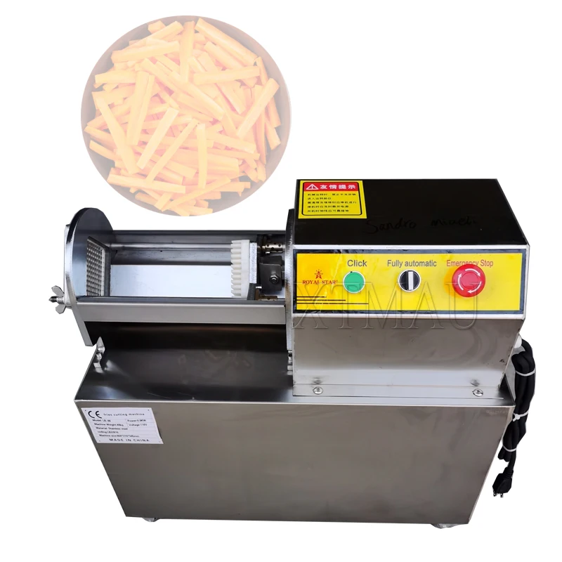 Commercial Fruit Vegetable Strip Cutting Machine Automatic Radish Potato Machine Electric French Fries Machine
Commercial Fruit Vegetable Strip Cutting Machine Automatic Radish Potato Machine Electric French Fries Machine