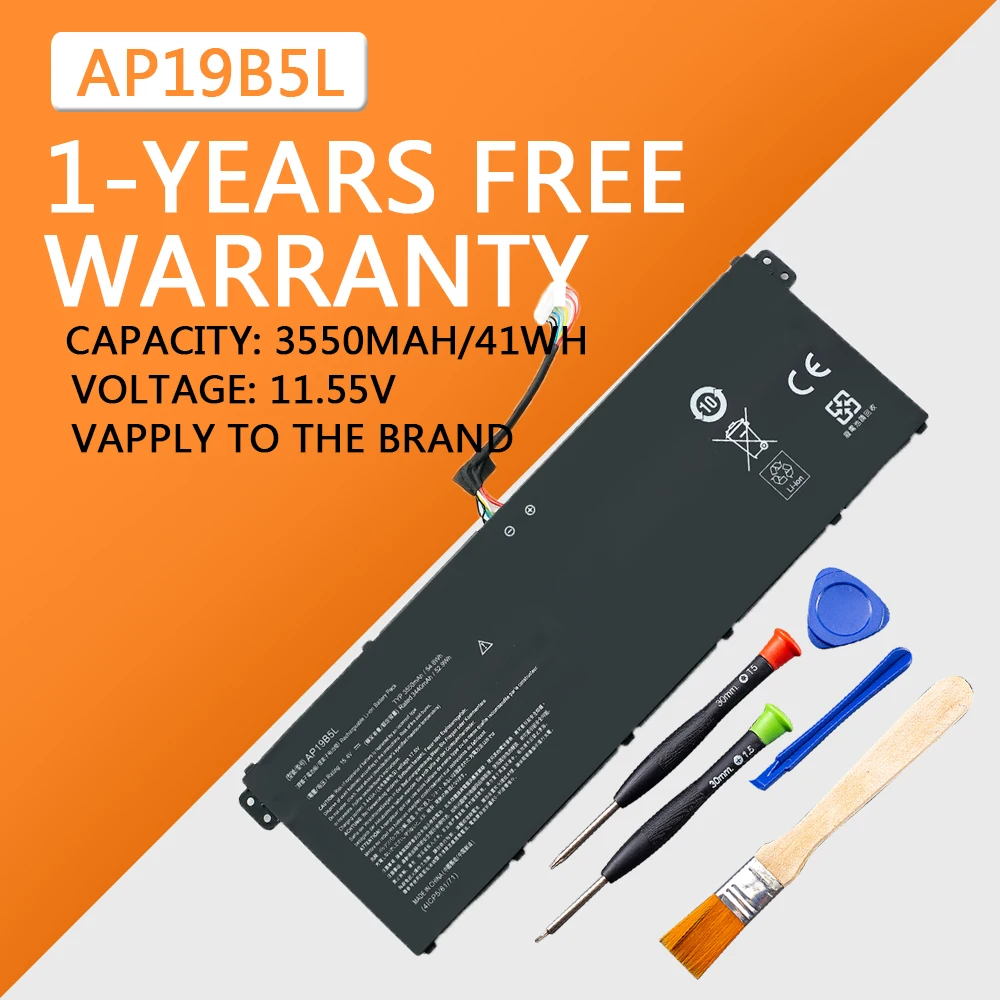AP19B5L For Acer Aspire 5 A514-53 A515-44 7 A715-41G Series KT.00405.010 Laptop Battery
AP19B5L For Acer Aspire 5 A514-53 A515-44 7 A715-41G Series KT.00405.010 Laptop Battery