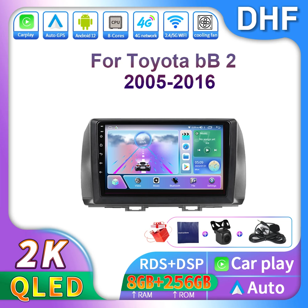 DHF Android 13 Car Radio For Toyota bB 2 QNC20 2005 2006 2007 2008 2009- 2016 Carplay 4G GPS Navigation Multimedia Video Player
DHF Android 13 Car Radio For Toyota bB 2 QNC20 2005 2006 2007 2008 2009- 2016 Carplay 4G GPS Navigation Multimedia Video Player