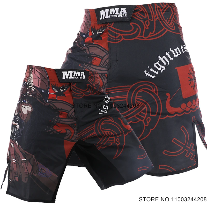 

MMA Shorts Combat Boxing Shorts for Men Women Gym Sports BJJ Jiu-Jitsu Kickboxing Muay Thai Pants Crossfit Sparring Fight Wear
