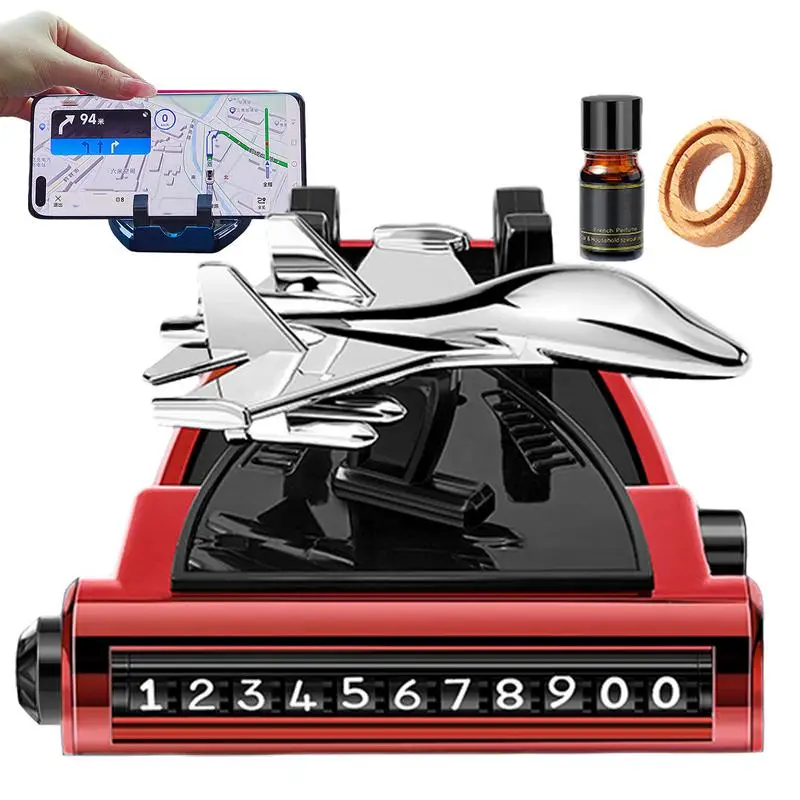 Car Airplane Freshener 4 In 1 Car Air Freshener Multifunctional Airplane Shape Decoration Phone Holder Parking Number Plate
Car Airplane Freshener 4 In 1 Car Air Freshener Multifunctional Airplane Shape Decoration Phone Holder Parking Number Plate