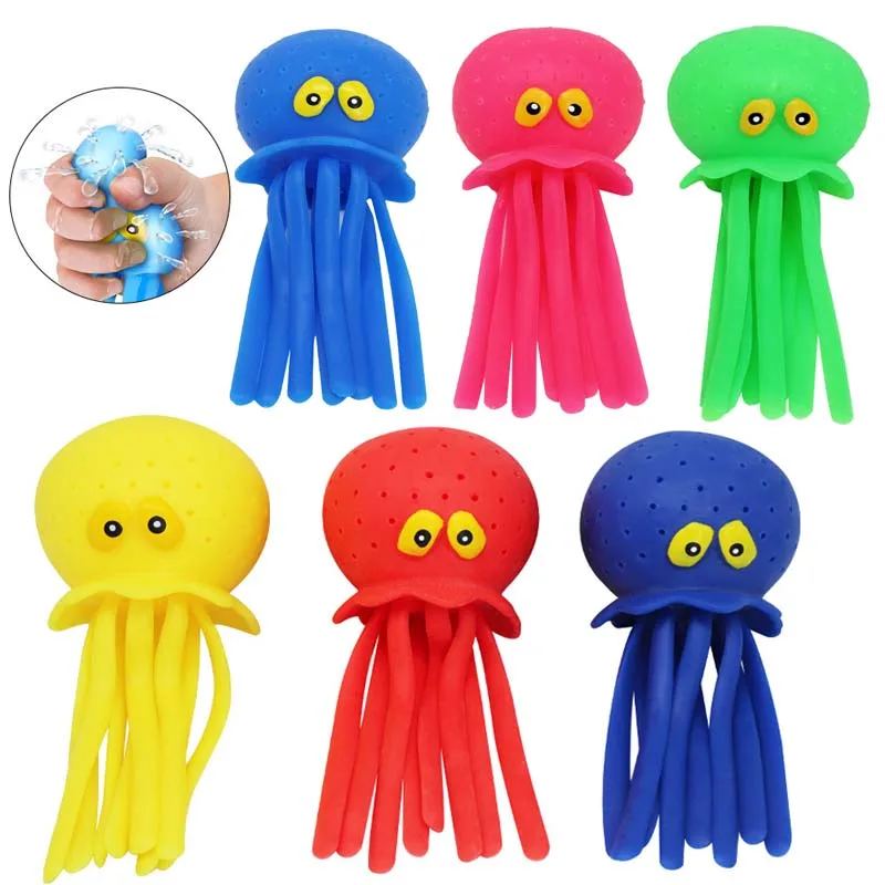 6 Colors Sponge Absorbent Octopus Baby Bath Toys Squeezing Stress Relief Toys Summer Swimming Pool Play Water Toy for Children
6 Colors Sponge Absorbent Octopus Baby Bath Toys Squeezing Stress Relief Toys Summer Swimming Pool Play Water Toy for Children