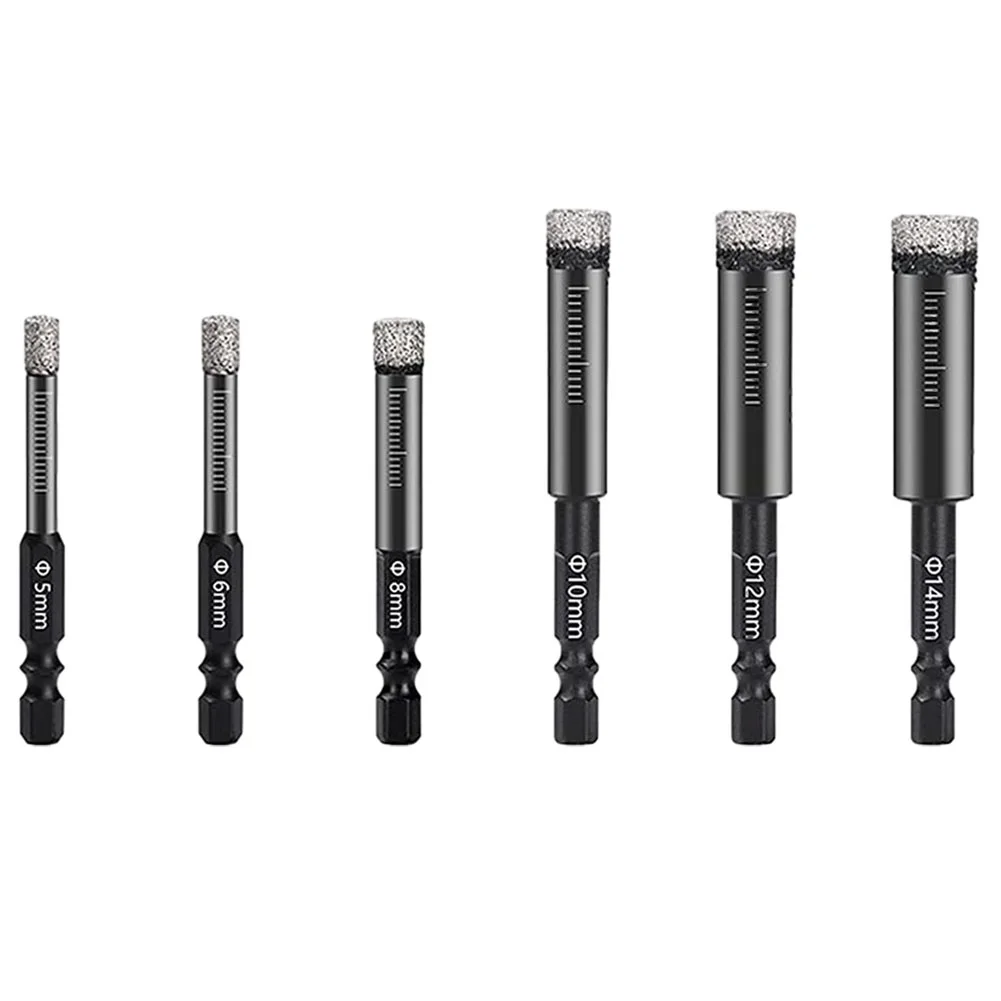 1pc Dry Diamond Drilling Core Bits 6-12mm Hex Handle Ceramic Tile Hole Saw Cutter Granite Marble Glass Drill Bits
1pc Dry Diamond Drilling Core Bits 6-12mm Hex Handle Ceramic Tile Hole Saw Cutter Granite Marble Glass Drill Bits