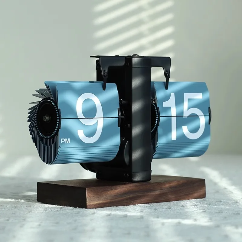 Creative Page Turning Clock Personalized Electronic Retro Clocks Blue Simple European Style Home Accessories Birthday Present
Creative Page Turning Clock Personalized Electronic Retro Clocks Blue Simple European Style Home Accessories Birthday Present