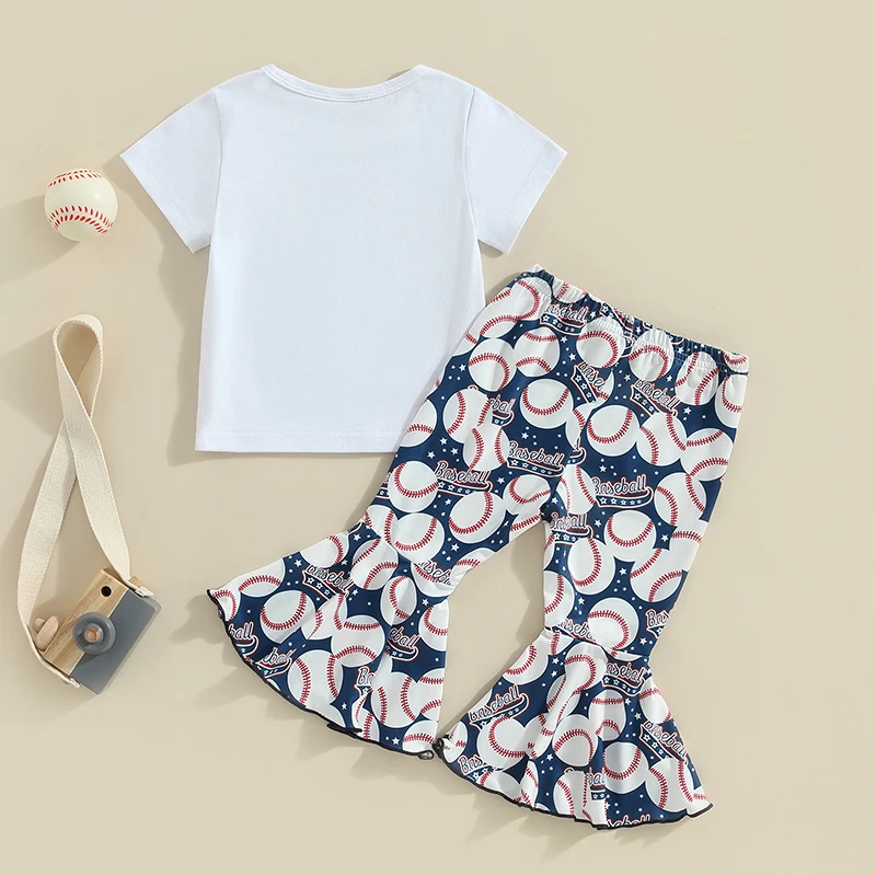 Toddler Girl Baseball Clothes This The Baseball Season Tshirt Baseball Print Flared Pants Infant Summer Ball Outfit
Toddler Girl Baseball Clothes This The Baseball Season Tshirt Baseball Print Flared Pants Infant Summer Ball Outfit