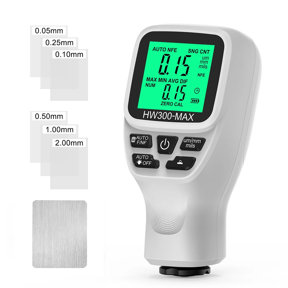 2pcs Smart Paint Thickness Gaug Highly Sensitive Probe Large Display Metal Car Paint Thickness Meter For BMW Tesla VW Benz
2pcs Smart Paint Thickness Gaug Highly Sensitive Probe Large Display Metal Car Paint Thickness Meter For BMW Tesla VW Benz