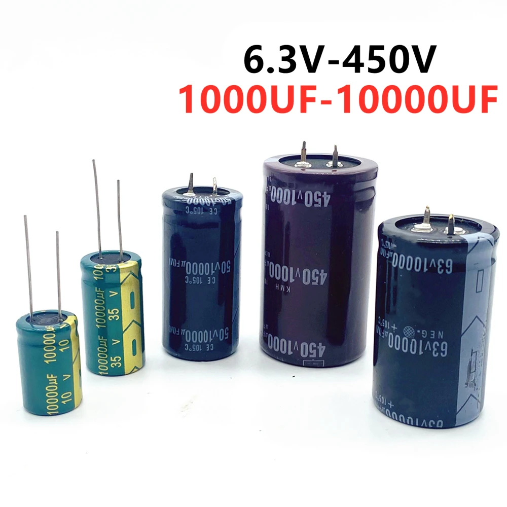 1pc Good quality 16V 25V 50V 63V 80V 100V 10000UF Radial DIP Aluminum Electrolytic Capacitors Tolerance 20%
1pc Good quality 16V 25V 50V 63V 80V 100V 10000UF Radial DIP Aluminum Electrolytic Capacitors Tolerance 20%