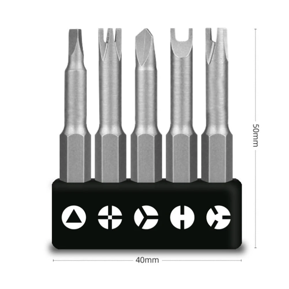 Batch-head Handle Screwdriver Bits Grey Handle Screwdriver Bits Set U Y Shape With Batch-head 1/4 Hex 50mm 6pcs
Batch-head Handle Screwdriver Bits Grey Handle Screwdriver Bits Set U Y Shape With Batch-head 1/4 Hex 50mm 6pcs