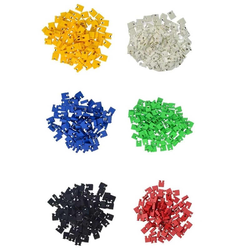 100Pcs 2.54MM Jumper Cap Open Type Shorting Cap Shorting Block Shorting Cap Socket Pin Header Connection Block
100Pcs 2.54MM Jumper Cap Open Type Shorting Cap Shorting Block Shorting Cap Socket Pin Header Connection Block