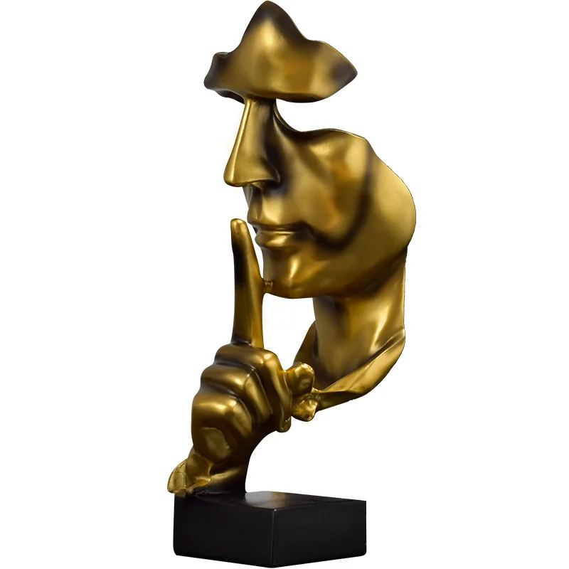 Abstract Statue of Abstract Mask, European and American Artwork, Resin Crafts, Room Desktop Decoration Items, Silence Is Golden
Abstract Statue of Abstract Mask, European and American Artwork, Resin Crafts, Room Desktop Decoration Items, Silence Is Golden