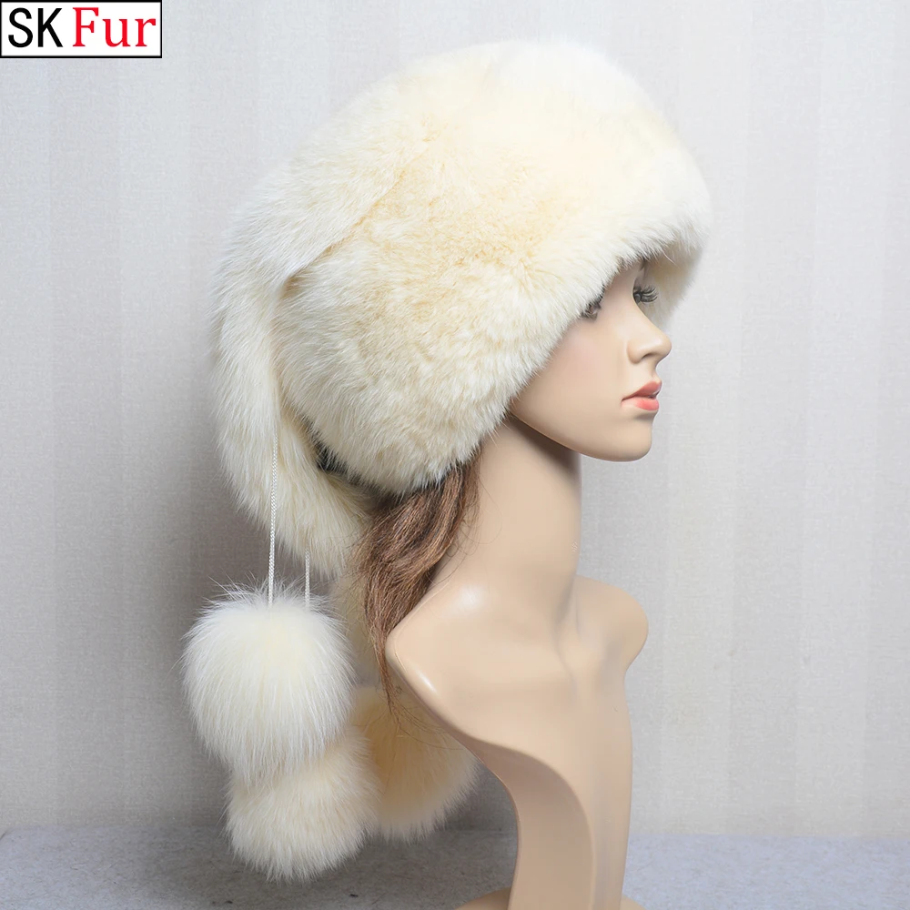 Hot Sale Women Real Fur Bomber Hats Lady Winter Warm Luxury 100% Natural Fox Fur Hat Fashion Fluffy Fox Fur Rex Rabbit Fur Caps
Hot Sale Women Real Fur Bomber Hats Lady Winter Warm Luxury 100% Natural Fox Fur Hat Fashion Fluffy Fox Fur Rex Rabbit Fur Caps