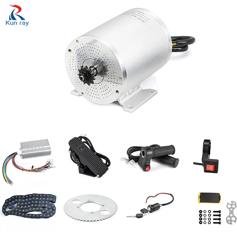 E-bike Brushless Motor Kits 60V 2000w Electric Scooter 1000w 48v Motorcycle 50A Conversion |