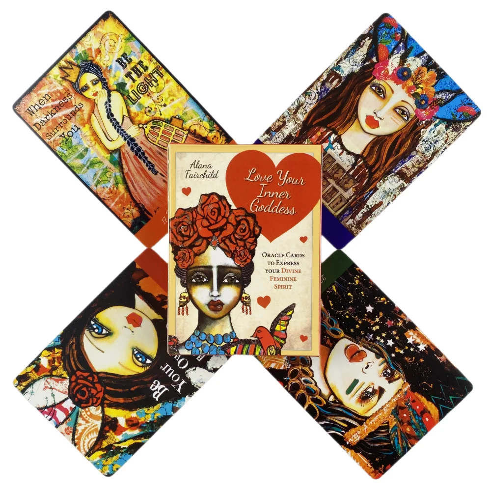 Love your Inner Goddess Oracle Cards Feminine Spirit A 44 Tarot English Visions Divination Edition Deck Borad Playing Games
Love your Inner Goddess Oracle Cards Feminine Spirit A 44 Tarot English Visions Divination Edition Deck Borad Playing Games