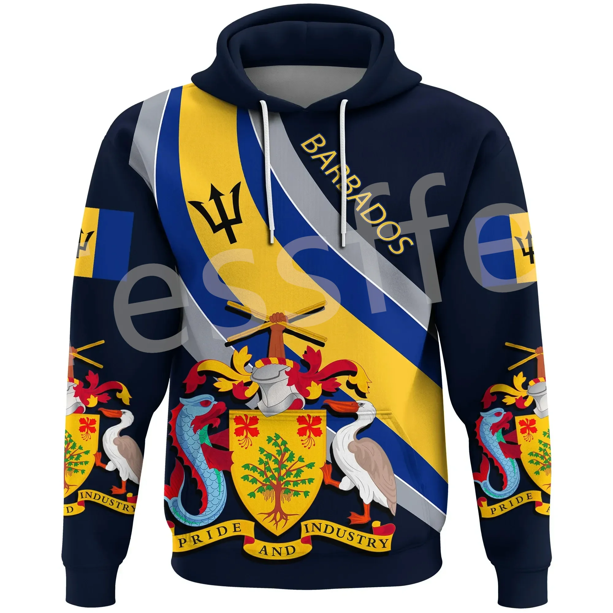 Barbados Caribbean Country Flag Tattoo Retro Pullover 3DPrint Unisex Harajuku Autumn Streetwear Funny Casual Jacket Hoodies X9
Barbados Caribbean Country Flag Tattoo Retro Pullover 3DPrint Unisex Harajuku Autumn Streetwear Funny Casual Jacket Hoodies X9