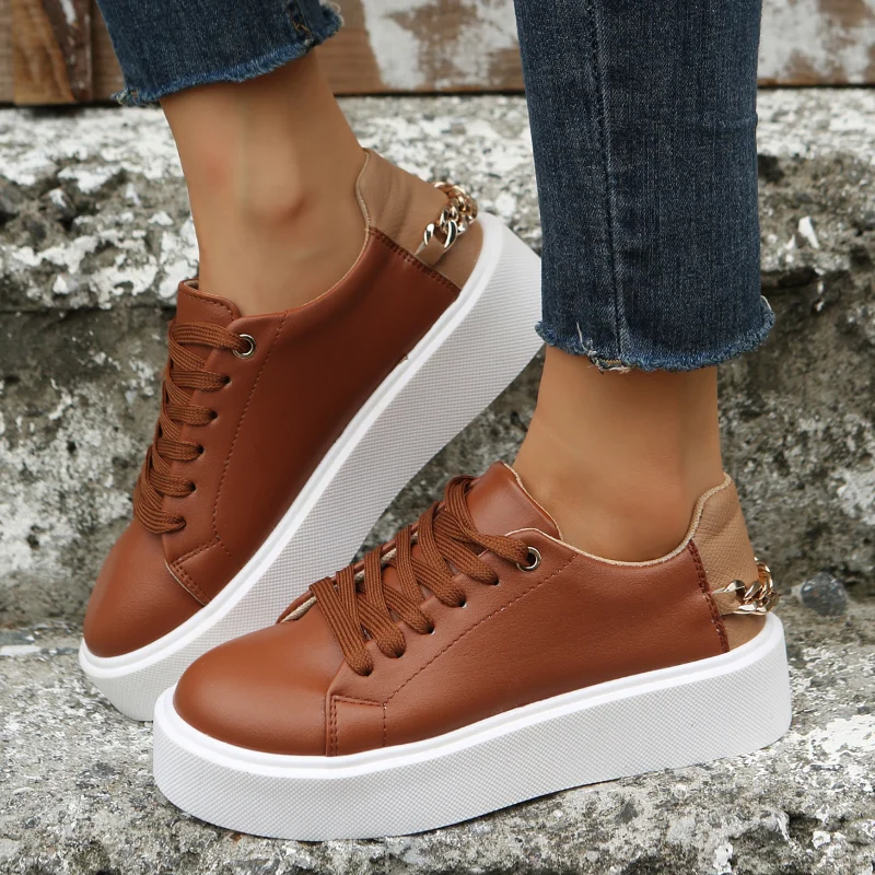 Women's Shoes 2023 New Flat Shoes Sports Casual Fashion Versatile Sneakers Lace Up Large Size Temperament Solid Color Casual
Women's Shoes 2023 New Flat Shoes Sports Casual Fashion Versatile Sneakers Lace Up Large Size Temperament Solid Color Casual