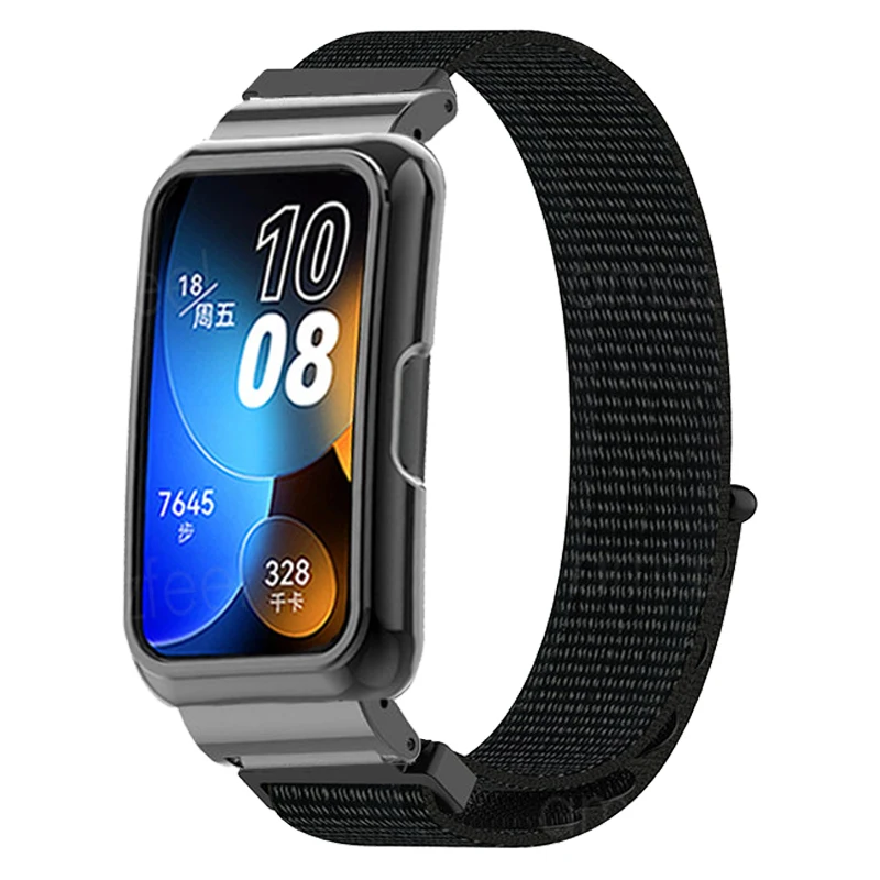 Ремешок для Huawei Band 8, нейлоновый браслет с металлическим корпусом для смарт-часов Honor Band 7 6 Pro
Ремешок для Huawei Band 8, нейлоновый браслет с металлическим корпусом для смарт-часов Honor Band 7 6 Pro