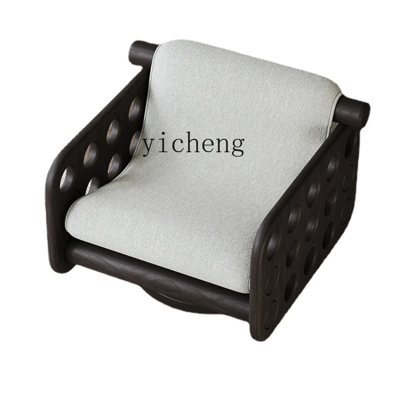 Zc Retro Single-Seat Sofa Chair 360 Degrees Rotating Living Room Reading Chair Comfortable Long Sitting Wooden Lounge Chair
Zc Retro Single-Seat Sofa Chair 360 Degrees Rotating Living Room Reading Chair Comfortable Long Sitting Wooden Lounge Chair