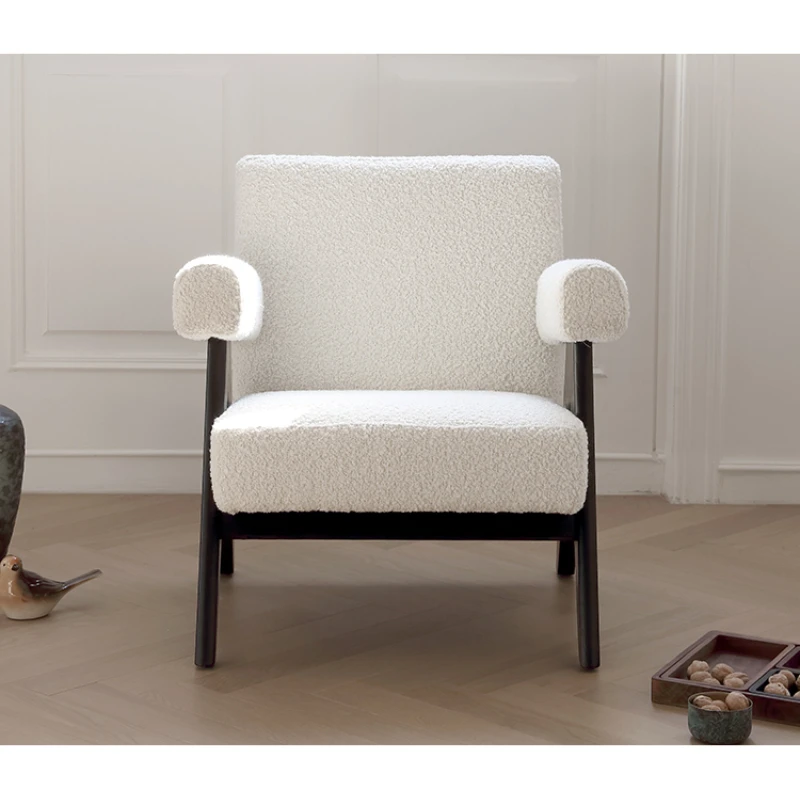 Leisure Chair Nordic Solid Wood Single Sofa Living Room Modern Designer Furniture Couch Muebles Mobilier
Leisure Chair Nordic Solid Wood Single Sofa Living Room Modern Designer Furniture Couch Muebles Mobilier