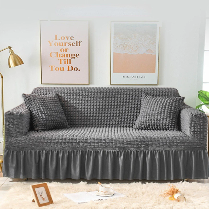 High Quality Sofa Cover Seersucker Skirt Sofa Case For Living Room Thick Elastic Sofa Skirt Anti-Dust Unique Soft Slipcover
High Quality Sofa Cover Seersucker Skirt Sofa Case For Living Room Thick Elastic Sofa Skirt Anti-Dust Unique Soft Slipcover