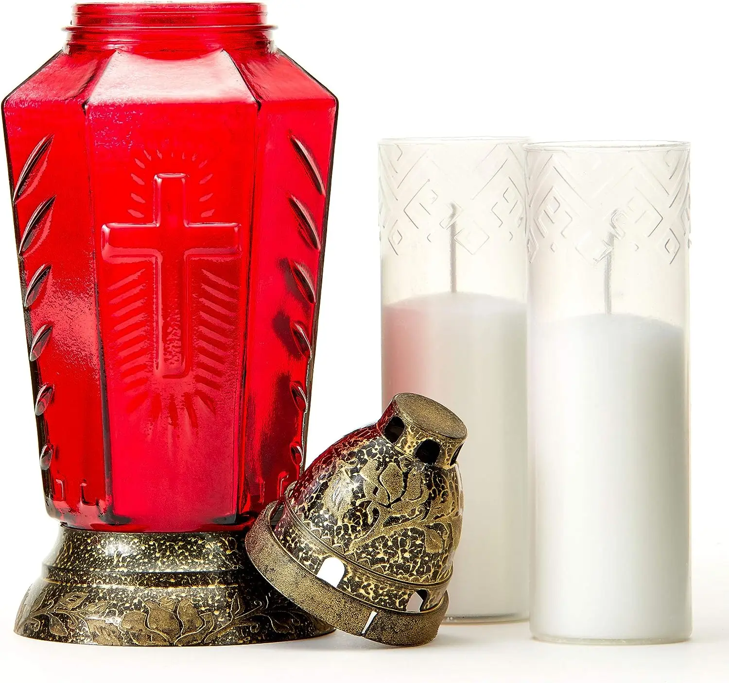 Lights Cemetery Memorial Candle | Remembrance Decorations for Grave | Red Glass Lantern Eternal Candle for Loss of Loved One |
Lights Cemetery Memorial Candle | Remembrance Decorations for Grave | Red Glass Lantern Eternal Candle for Loss of Loved One |