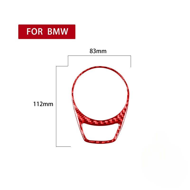 

For BMW 6 Series E63 E64 2004-2010 Carbon Fiber Sticker Car Armrest Radio Console Button Frame Trim interior Car Accessories