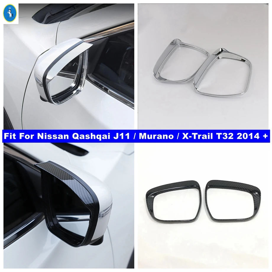 Rearview Mirror Rain Eyebrow Decor Cover Trim For Nissan Qashqai J11 / Murano / X-Trail T32 2014 - 2020 Chrome / Carbon Fiber
Rearview Mirror Rain Eyebrow Decor Cover Trim For Nissan Qashqai J11 / Murano / X-Trail T32 2014 - 2020 Chrome / Carbon Fiber