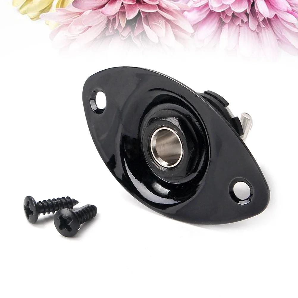 Indented 1/4 Inch Oval Guitar Pickup Output Input Jack Plug Socket 6.35mm With Mounting Screws For Electric Guitar Bass
Indented 1/4 Inch Oval Guitar Pickup Output Input Jack Plug Socket 6.35mm With Mounting Screws For Electric Guitar Bass