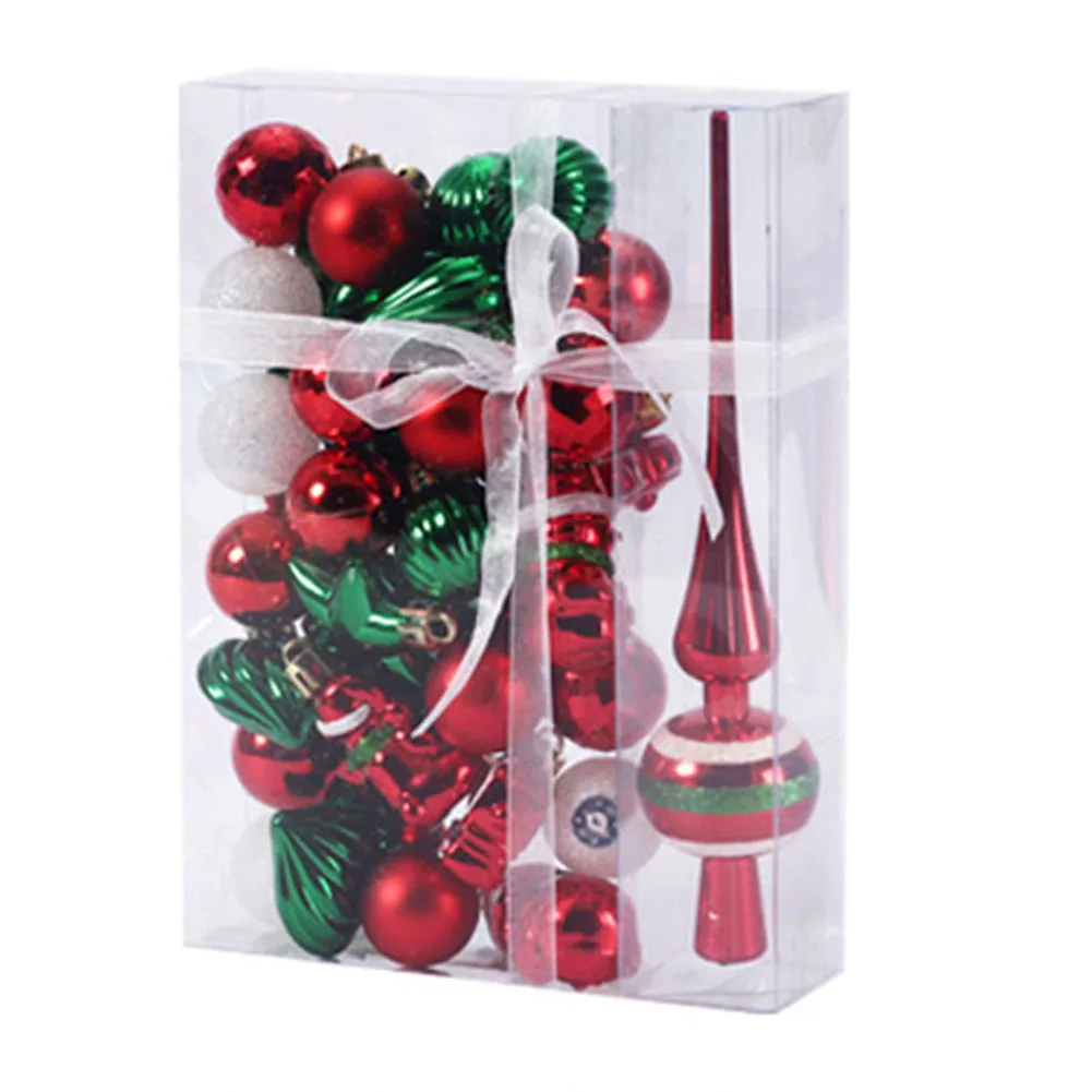 34pcs Christmas Ball 3D Painted Snow Flake Ball Pendant Tree Bling Star Home Decoration New Year 2023 Hanging Ornament Sets
34pcs Christmas Ball 3D Painted Snow Flake Ball Pendant Tree Bling Star Home Decoration New Year 2023 Hanging Ornament Sets