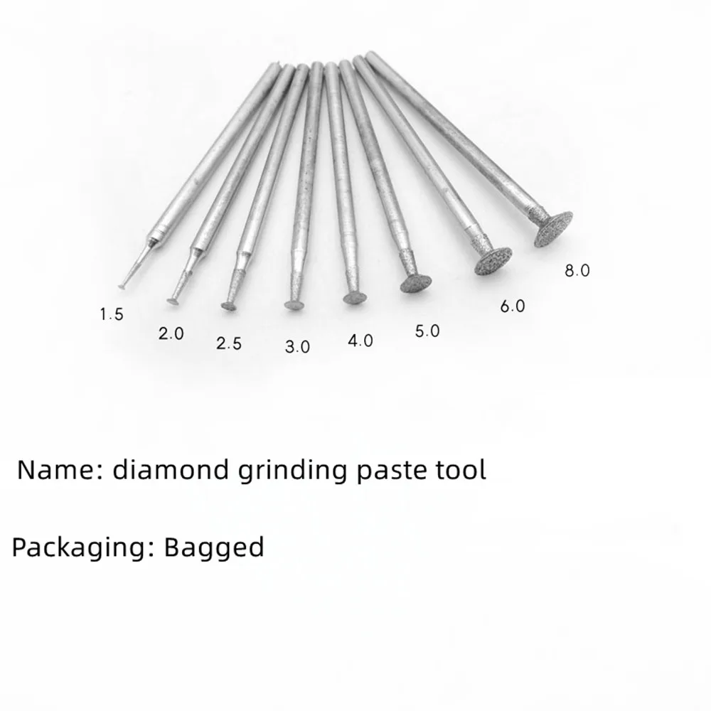 5pcs 10pcs 2.35/3MM Shank Dia 1MM-10MM T Type Thin Slice Diamond Grinding Head Diameter Rotary Carving Polishing Cutting Tool
5pcs 10pcs 2.35/3MM Shank Dia 1MM-10MM T Type Thin Slice Diamond Grinding Head Diameter Rotary Carving Polishing Cutting Tool