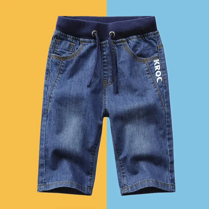 Kids Denim Shorts 2024 New Summer Children's Elastic Waist With Drawstring Jeans Shorts For Boys 4-13 Years Wear
Kids Denim Shorts 2024 New Summer Children's Elastic Waist With Drawstring Jeans Shorts For Boys 4-13 Years Wear