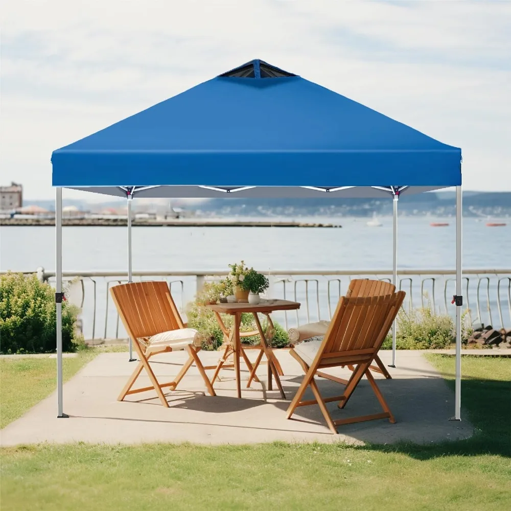 Outdoor Pop up Canopy 10'x10' Tent Camping Sun Shelter-Series Party Tent, 100 Sq. Ft of Shade (Blue)
Outdoor Pop up Canopy 10'x10' Tent Camping Sun Shelter-Series Party Tent, 100 Sq. Ft of Shade (Blue)