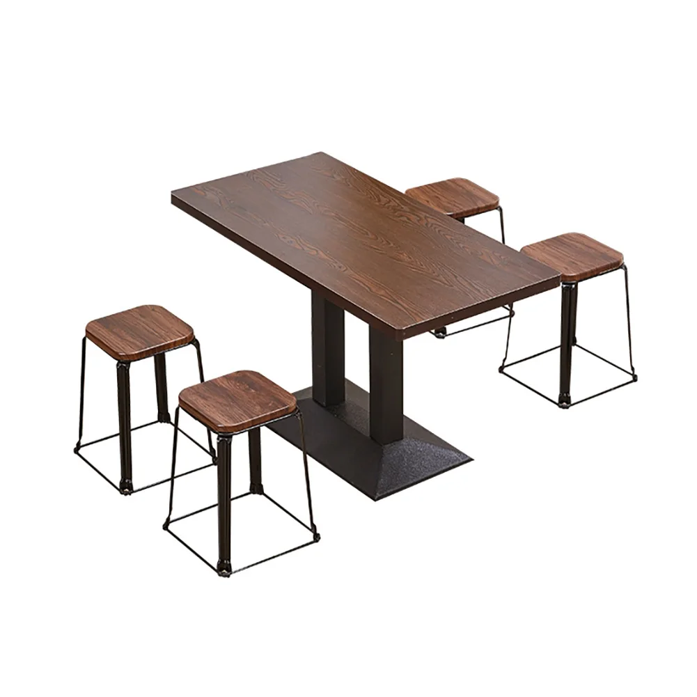 Simple Rectangular Dining Table Dining Burger Restaurant Dining Table and Chair Combination Commercial Dining Furniture
Simple Rectangular Dining Table Dining Burger Restaurant Dining Table and Chair Combination Commercial Dining Furniture