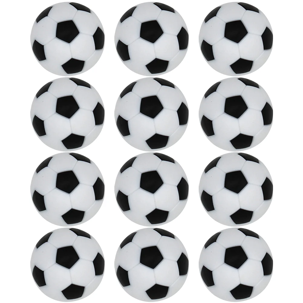 

12pcs Mini Foosball Balls Table Foosball Soccer Replacement Footballs Table Soccer Balls