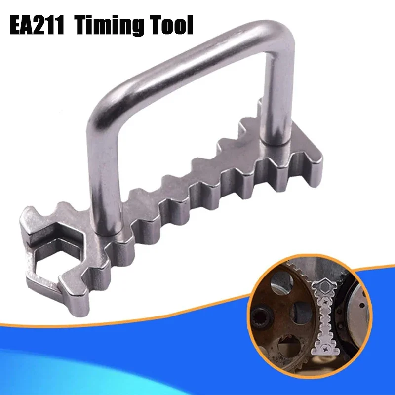 EA211 Car Timing Tool Alloy Steel Handheld Timing Kit Belt pulley fastening Tools Suitable for VW Audi Skoda 1.4T/1.6/1.5L/1.4T
EA211 Car Timing Tool Alloy Steel Handheld Timing Kit Belt pulley fastening Tools Suitable for VW Audi Skoda 1.4T/1.6/1.5L/1.4T