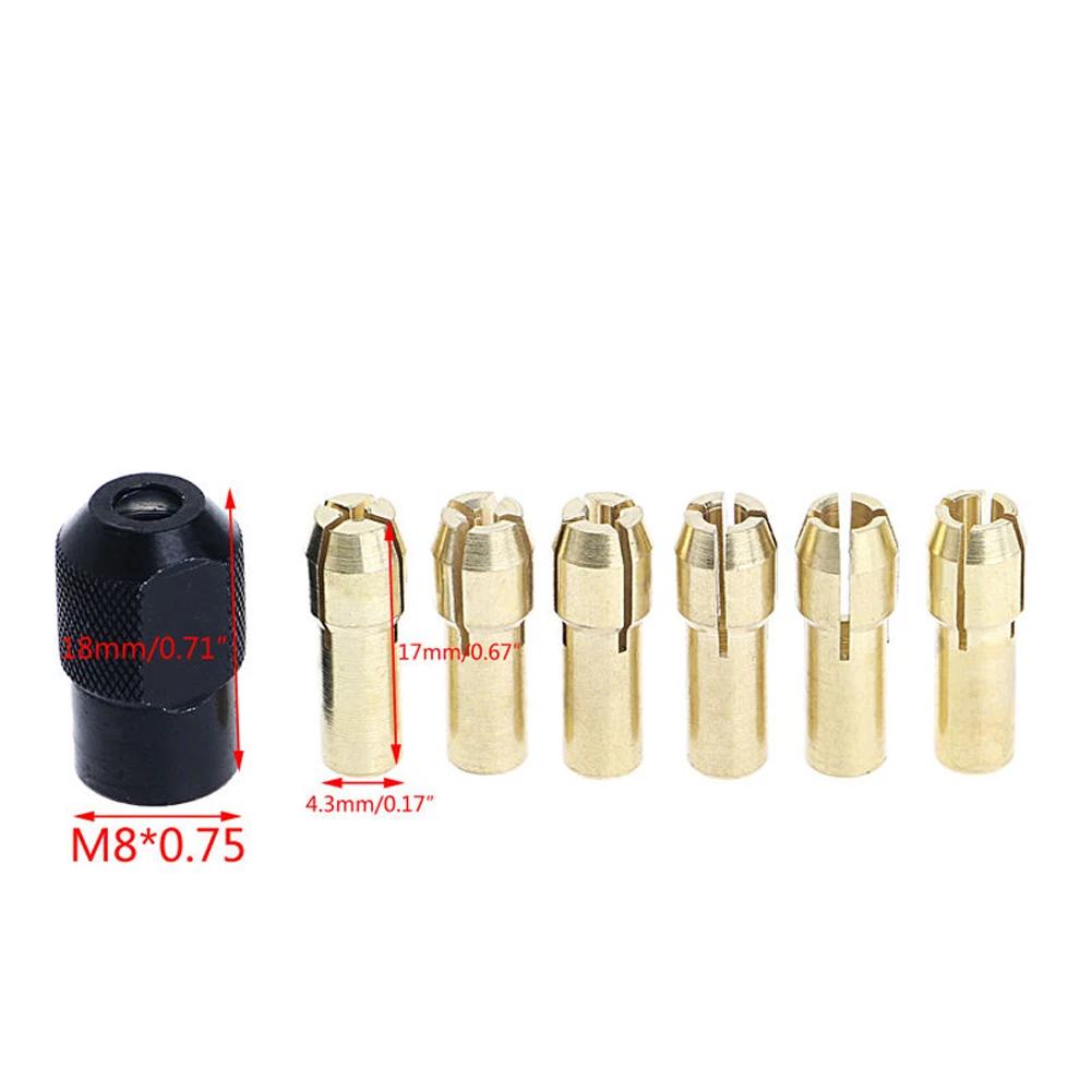 1.0 Black Chuck Drill Chuck Power Tools Rotary Tools Brass Collet Copper Metal Garden Electric Grinder 1.6 2.0
1.0 Black Chuck Drill Chuck Power Tools Rotary Tools Brass Collet Copper Metal Garden Electric Grinder 1.6 2.0