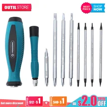 Realmote 7/10 pcs Manual Screwdriver Set Chrome-vanadium Steel Household Maintenance Screw Driver Multifunction Combination Tool
Realmote 7/10 pcs Manual Screwdriver Set Chrome-vanadium Steel Household Maintenance Screw Driver Multifunction Combination Tool