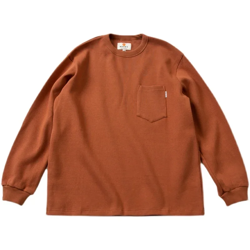 American Gog Heavy Weight Waffle Pullover Fall Winter Bottoming Hoodies Round Neck Casual Solid Color Loose Top Men
American Gog Heavy Weight Waffle Pullover Fall Winter Bottoming Hoodies Round Neck Casual Solid Color Loose Top Men