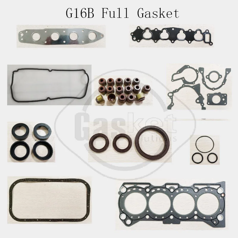 

G16B 2TR 2TR-FE Full Head Engine Gasket Set For Toyota Hiace 04111-75961 Tracker 1.6 L Cylinder Head Gasket Kit