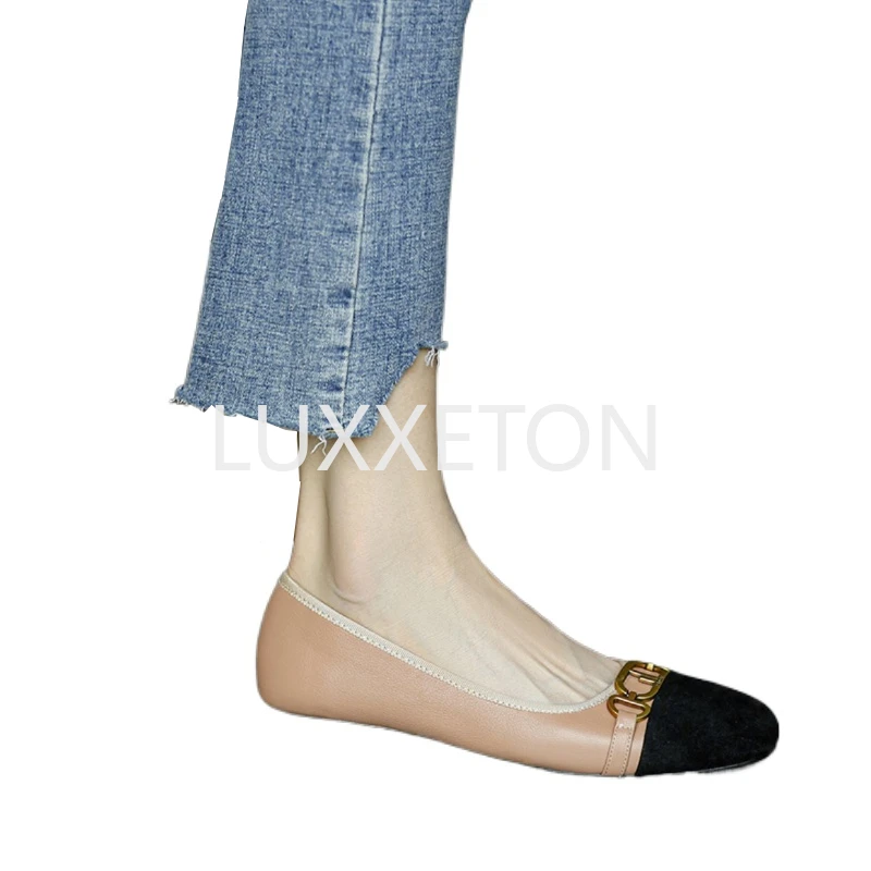 

Модные кожаные женские туфли на плоской подошве с квадратным носком осень 2022 разноцветные туфли с мягкой подошвой повседневные туфли для бабушки