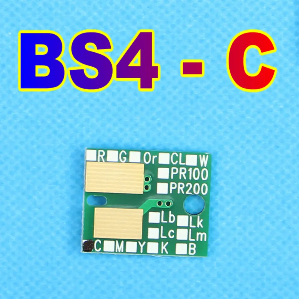 

BS4 Printer Ink Cartridge Chip BS4 One Time Use Disposable Ink Ic Chips For For Mimaki UJF 3042 UJF 6042 JFX200 Print Ic Chips