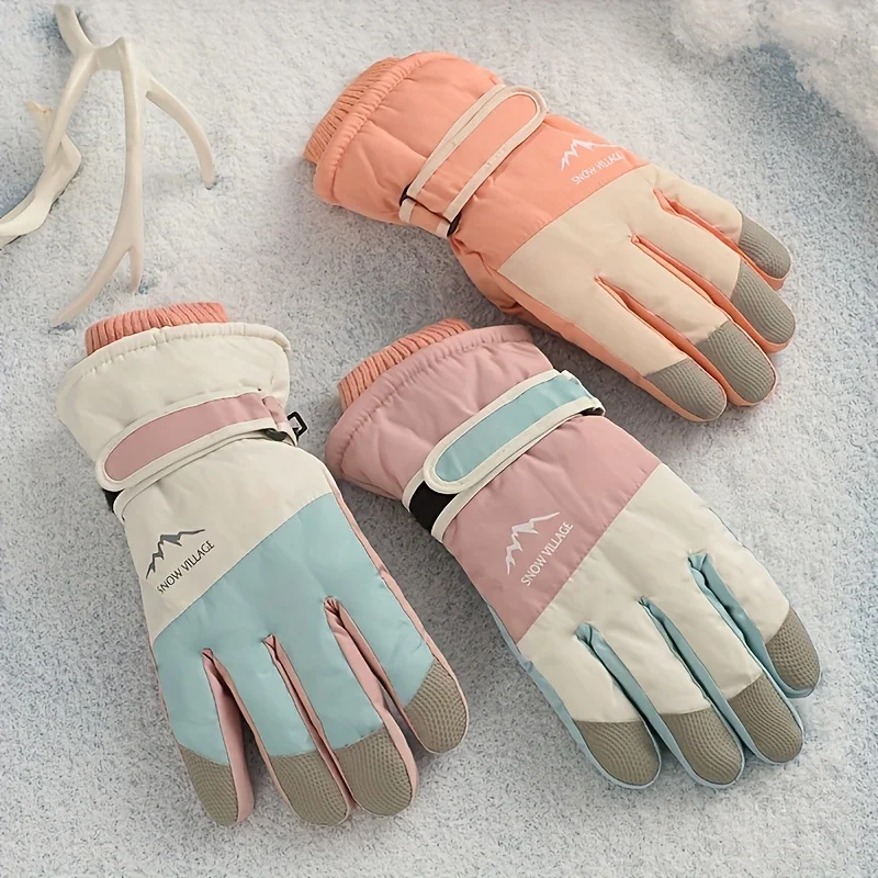 Women's Thickened Winter Thermal Gloves - Outdoor Ski & SnowGloves - Waterproof & Windproof Full Finger Insulated Warm Gloves
Women's Thickened Winter Thermal Gloves - Outdoor Ski & SnowGloves - Waterproof & Windproof Full Finger Insulated Warm Gloves