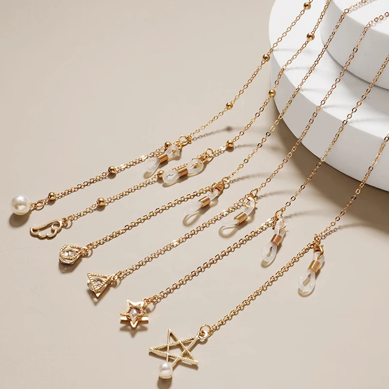 1PC Pendant Glasses Chains Star Eyeglasses Sunglasses Spectacles Metal Chain Holder Cord Lanyard Necklace Glasses Accessories
1PC Pendant Glasses Chains Star Eyeglasses Sunglasses Spectacles Metal Chain Holder Cord Lanyard Necklace Glasses Accessories