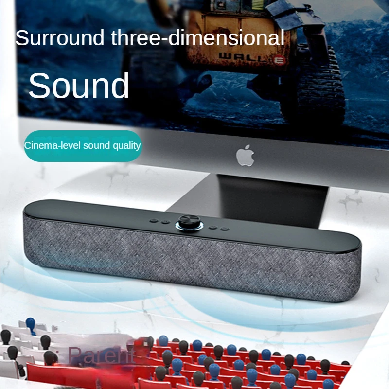 Strip Type Bluetooth Speaker with Double Speakers - Wireless Audio Rich Bass Hi-Fi Sound for Party and Home-Entertainment
Strip Type Bluetooth Speaker with Double Speakers - Wireless Audio Rich Bass Hi-Fi Sound for Party and Home-Entertainment