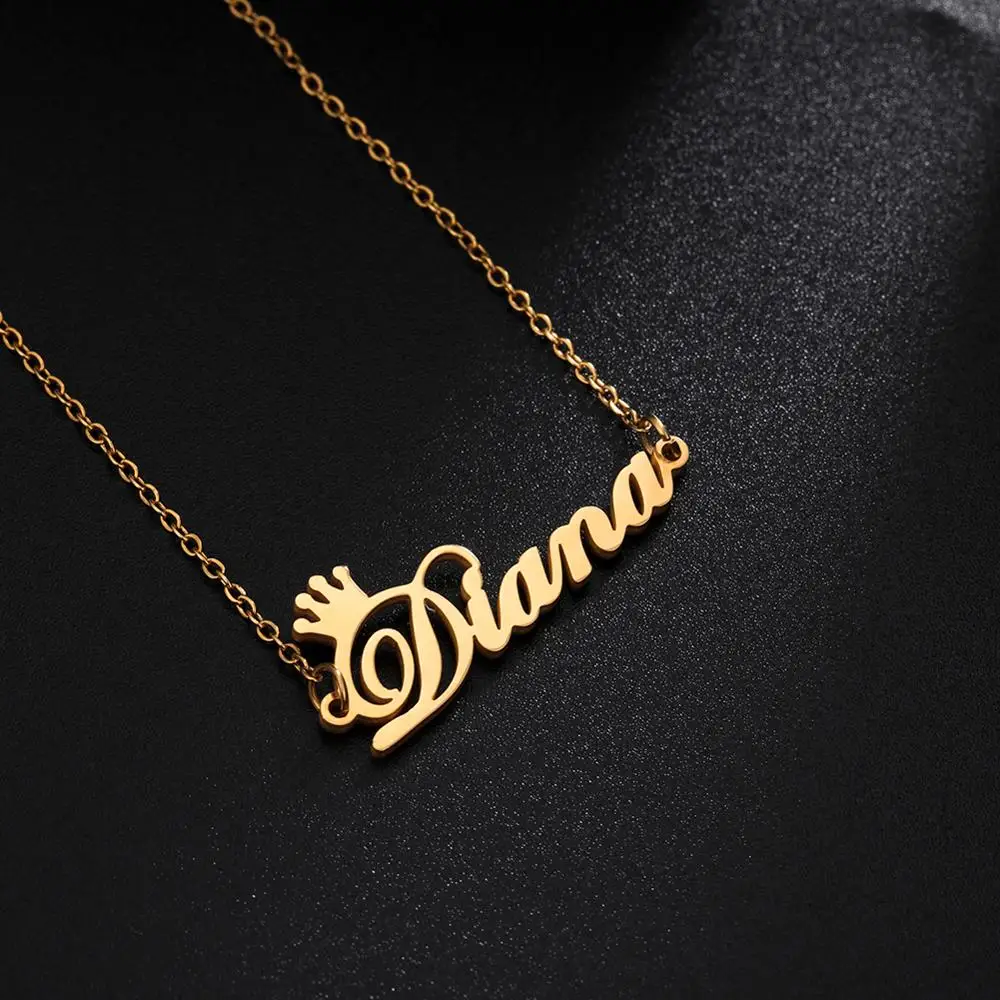 Customized Letter Name Necklace Stainless Steel Custom Personalized Nameplate Pendant Choker Necklaces Jewelry for Women Girls
Customized Letter Name Necklace Stainless Steel Custom Personalized Nameplate Pendant Choker Necklaces Jewelry for Women Girls