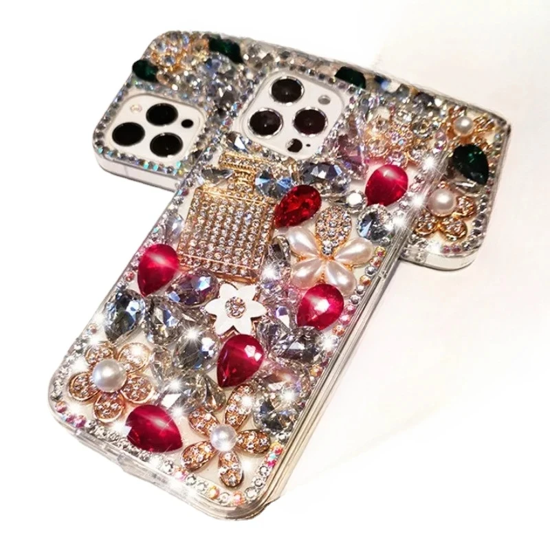 Luxury Bling Crystal Pearl Diamond Flower Phone Case Cover, Deluxe Phone Case for Samsung A70S, A52, A71, A51, A72, A73, A53
Luxury Bling Crystal Pearl Diamond Flower Phone Case Cover, Deluxe Phone Case for Samsung A70S, A52, A71, A51, A72, A73, A53
