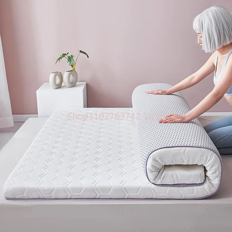 

Natural Latex Mattress Topper Thick Matress Full Size Futon and Frame Large Tatami for Sleep Furniture for Bedroom Double Mats