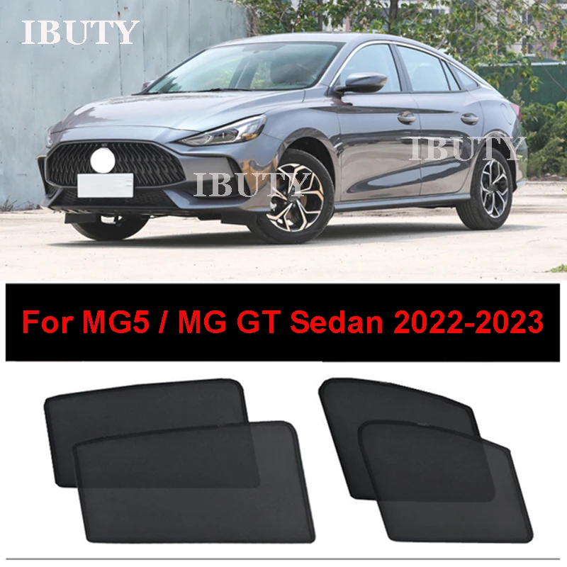 

For MG GT MG5 Sedan 2023 2022 Car Sunshade Rear Windshield Sun Visor Mesh Curtains Side Window Sun Shade UV Heat Sunshield
