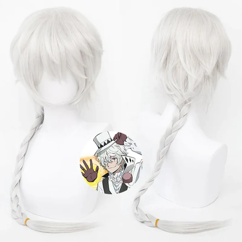 Anime Bungo Stray Dogs Season 4 Nikolai Gogol Cosplay Wig Bungo Stray Dogs Cosplay Gogol White Long Wigs + Wig Cap
Anime Bungo Stray Dogs Season 4 Nikolai Gogol Cosplay Wig Bungo Stray Dogs Cosplay Gogol White Long Wigs + Wig Cap